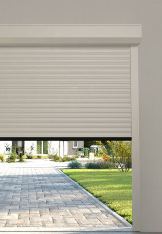 La porte de garage enroulable